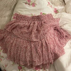 Love Shack Fancy min skirt